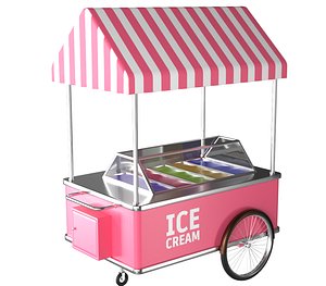 Ice Cream Cart PBR 3