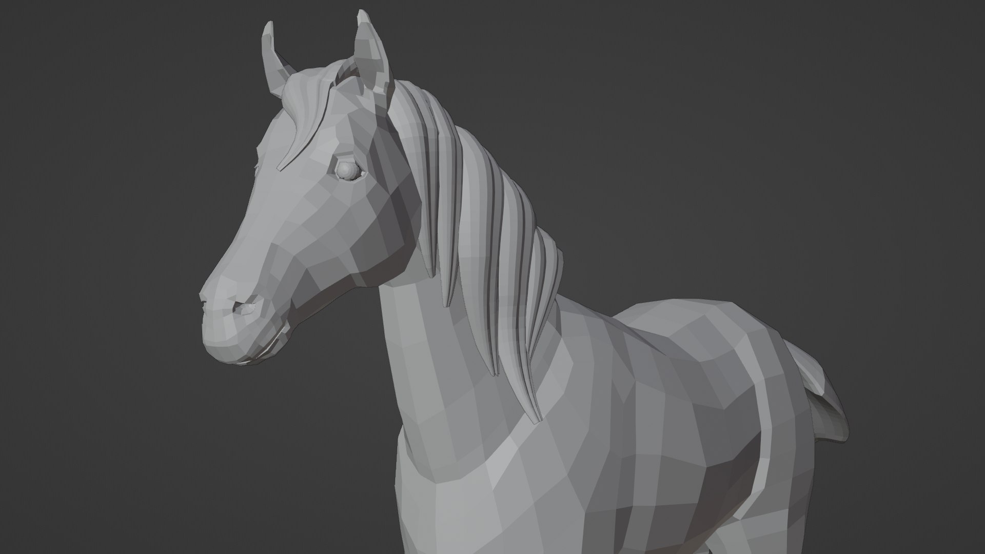 Free Low Poly Horse 3D Model - TurboSquid 1872061