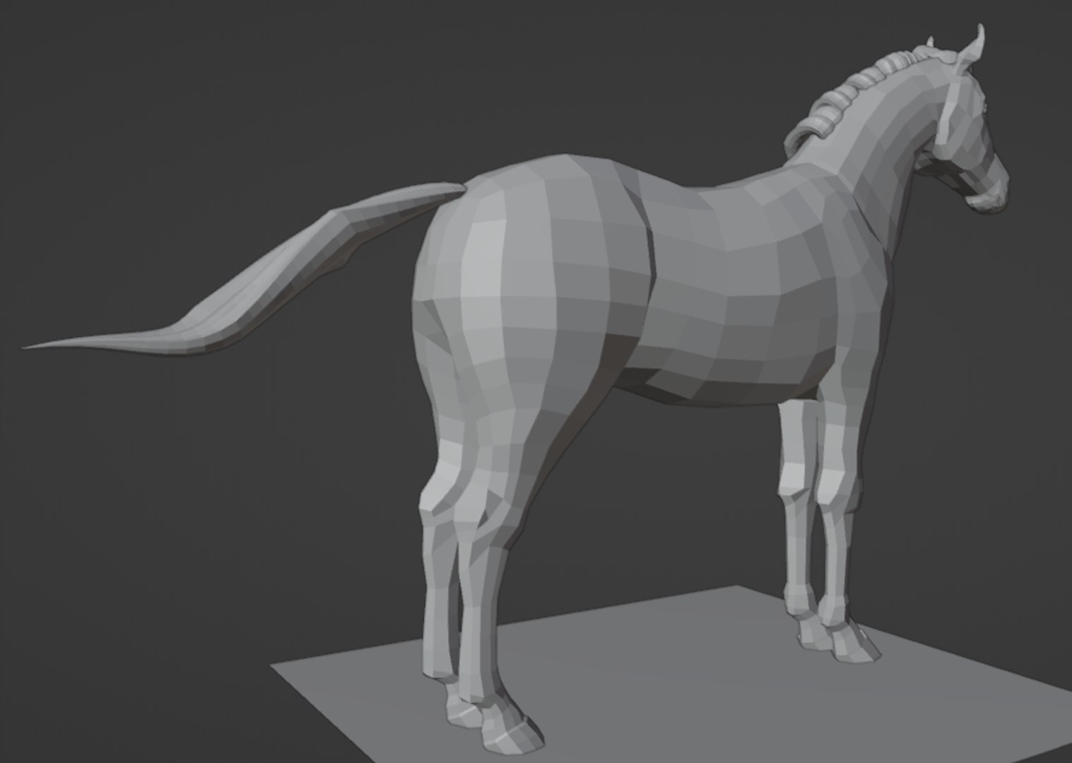 Free Low Poly Horse 3D Model - TurboSquid 1872061