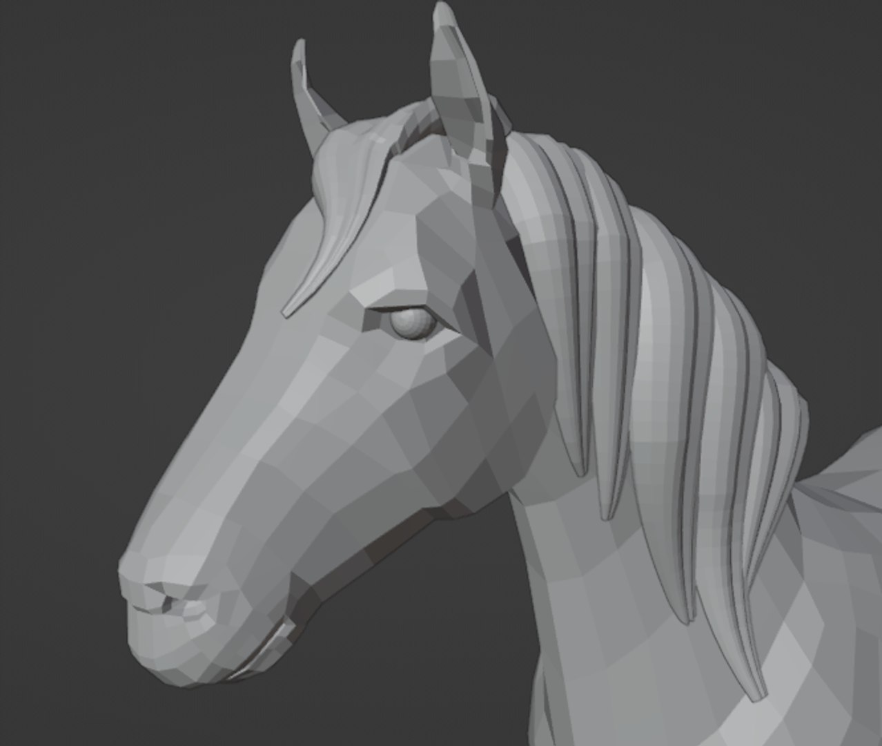 Free Low Poly Horse 3D Model - TurboSquid 1872061