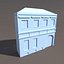 公寓楼＃102低聚3d模型