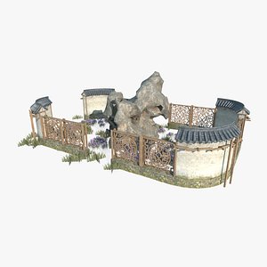 Ancient Asian  Landscape Architecture 3D