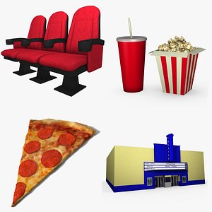 movie theater 3d max
