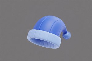 Winter Hat Cartoon 3D
