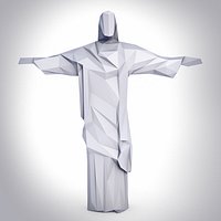 Christ the Redeemer Low Poly