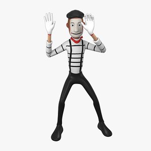 3D Mime Models | TurboSquid