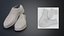Classic Men Leather Shoes - Realistic and Game-Ready