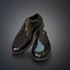 Classic Men Leather Shoes - Realistic and Game-Ready