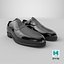 Classic Men Leather Shoes - Realistic and Game-Ready