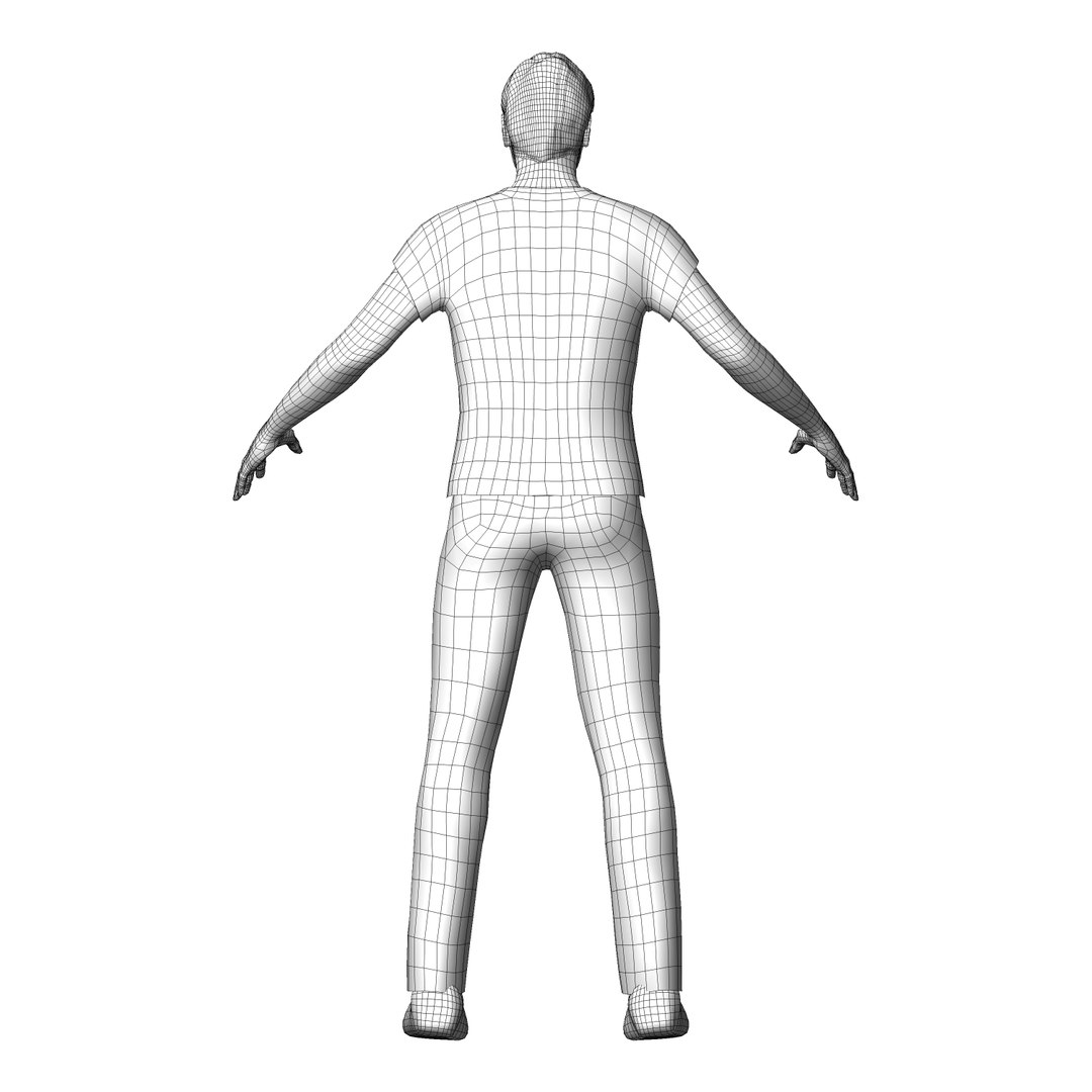 Black Male Rigged Character 3D Model - TurboSquid 1614516