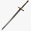 Fantasia Espada RPG Espada Grande Espada Grande Espada Longa Claymore Zweihander de Duas Mãos