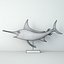 Messing-Marlin aus der Mitte des Jahrhunderts