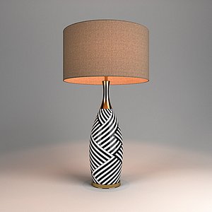table lamp v-ray 3D model