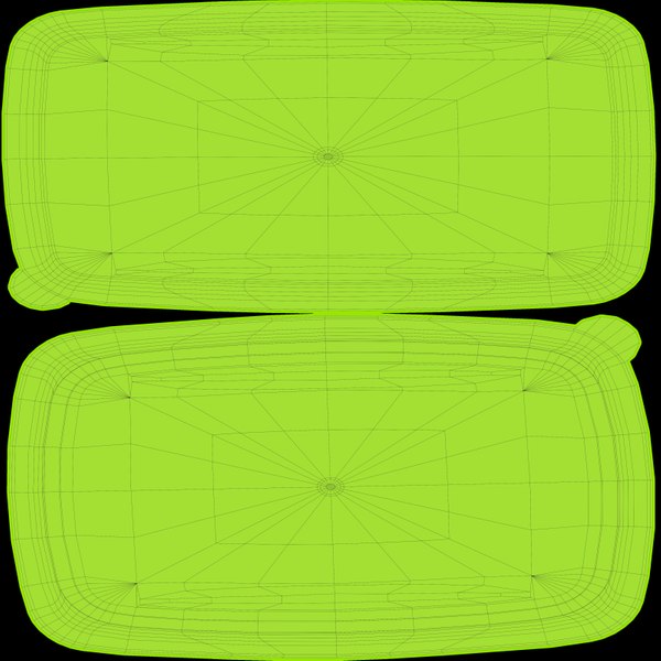 modelo 3d Green Tupperware with Leaf Pattern - TurboSquid 1965227