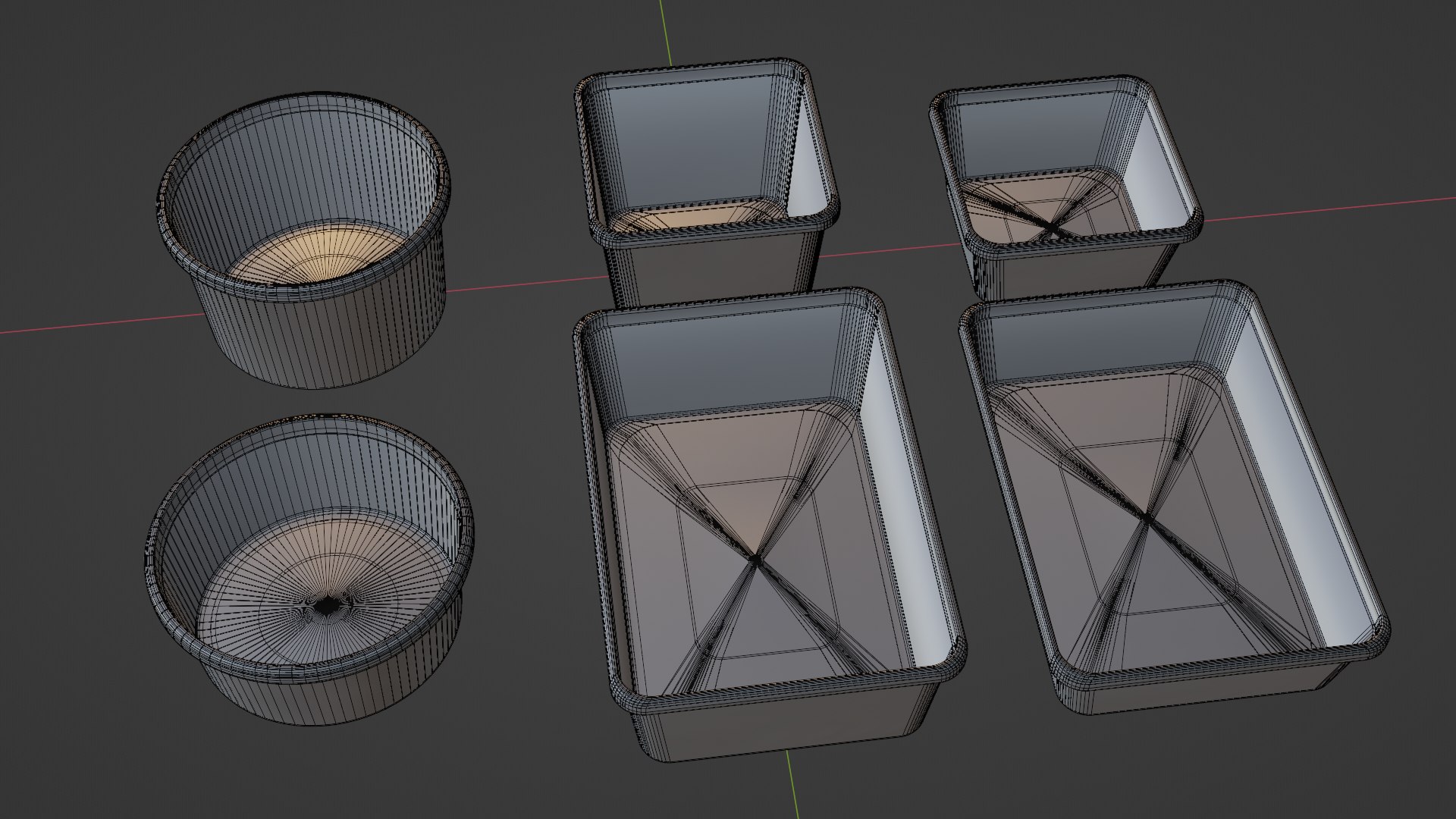 Green Tupperware with Leaf Pattern 3D model - TurboSquid 1965227