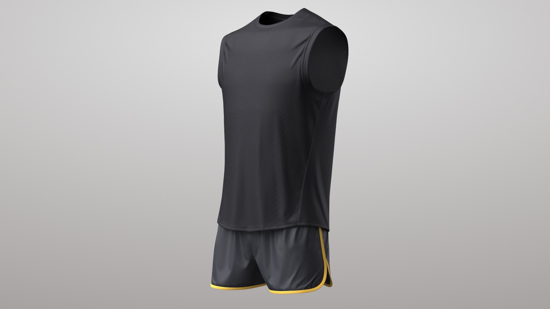 3D model Tank Top and Shorts 2v Black PBR https://p.turbosquid.com/ts-thumb/P8/qhrC9a/aY/001/jpg/1681461871/1920x1080/fit_q87/17716de63a0f68172c792291cd3e54efa3a4a527/001.jpg
