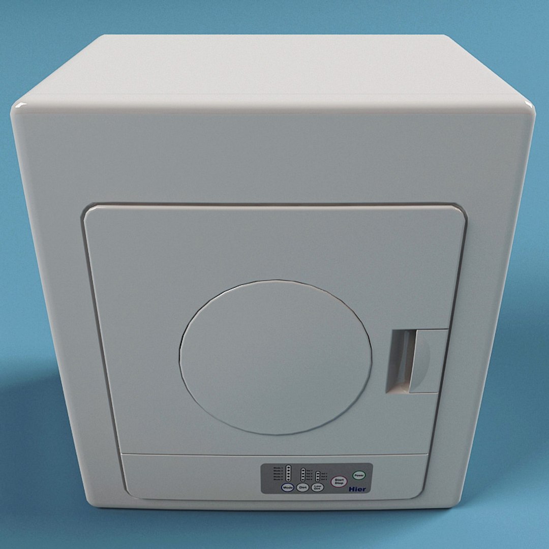 haier portable dryer 3d model