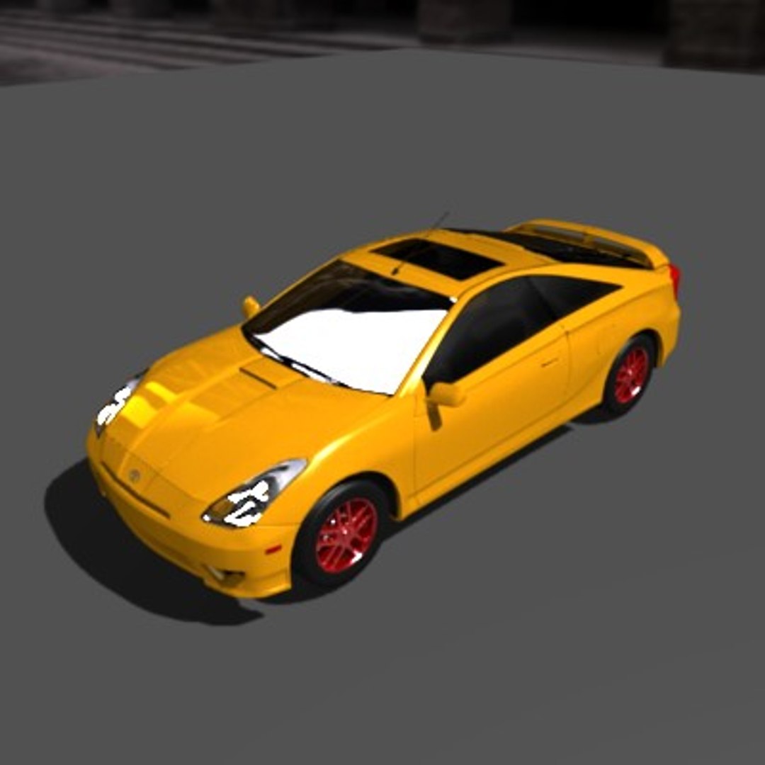 Toyota Celica 3d Obj