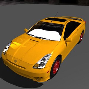toyota celica 3d obj
