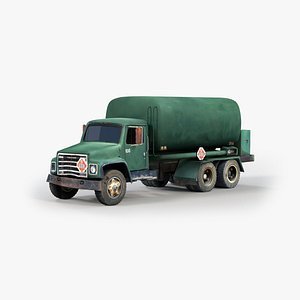3D tanker truck tank