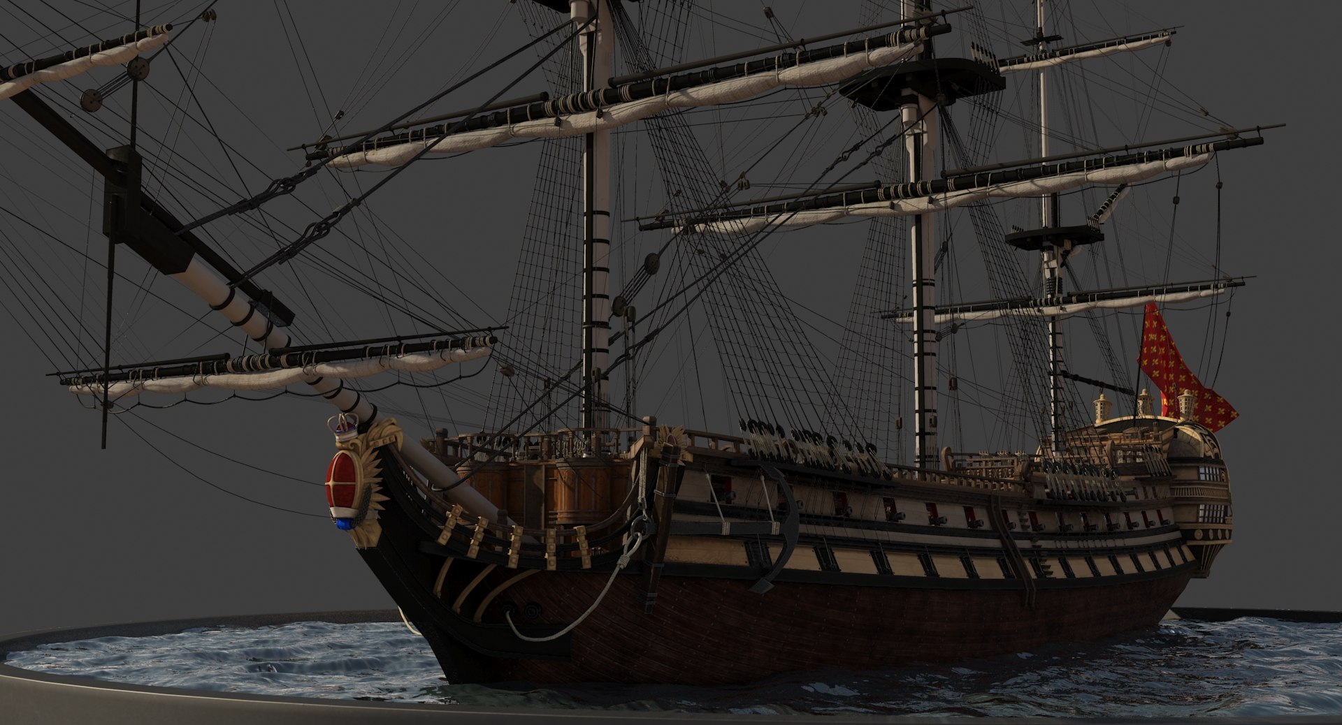 3D galleon realistic prop https://p.turbosquid.com/ts-thumb/P9/74cQ5V/EHbmCa0j/galleon09_13a/jpg/1522697034/1920x1080/fit_q87/7575a3946d1756dec5b9c380ff9ce5e8b8fa3752/galleon09_13a.jpg