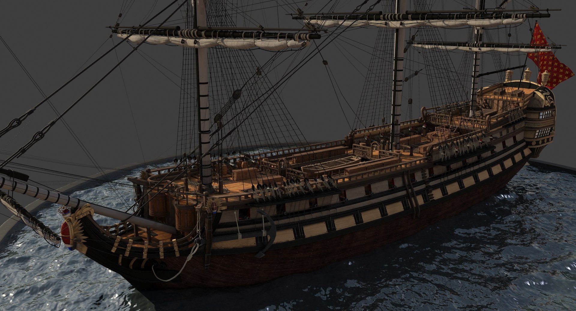 3D galleon realistic prop https://p.turbosquid.com/ts-thumb/P9/74cQ5V/FOPywTkh/galleon09_14a/jpg/1522697034/1920x1080/fit_q87/656b4c7398c0cf85dad7b388c0b2cc6e54a21ed4/galleon09_14a.jpg