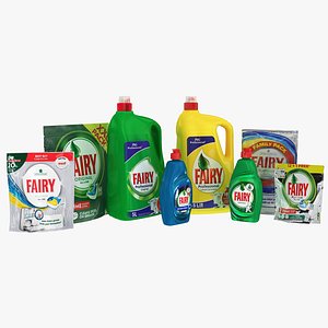 3D Fairy Detergnet 8 in 1 model