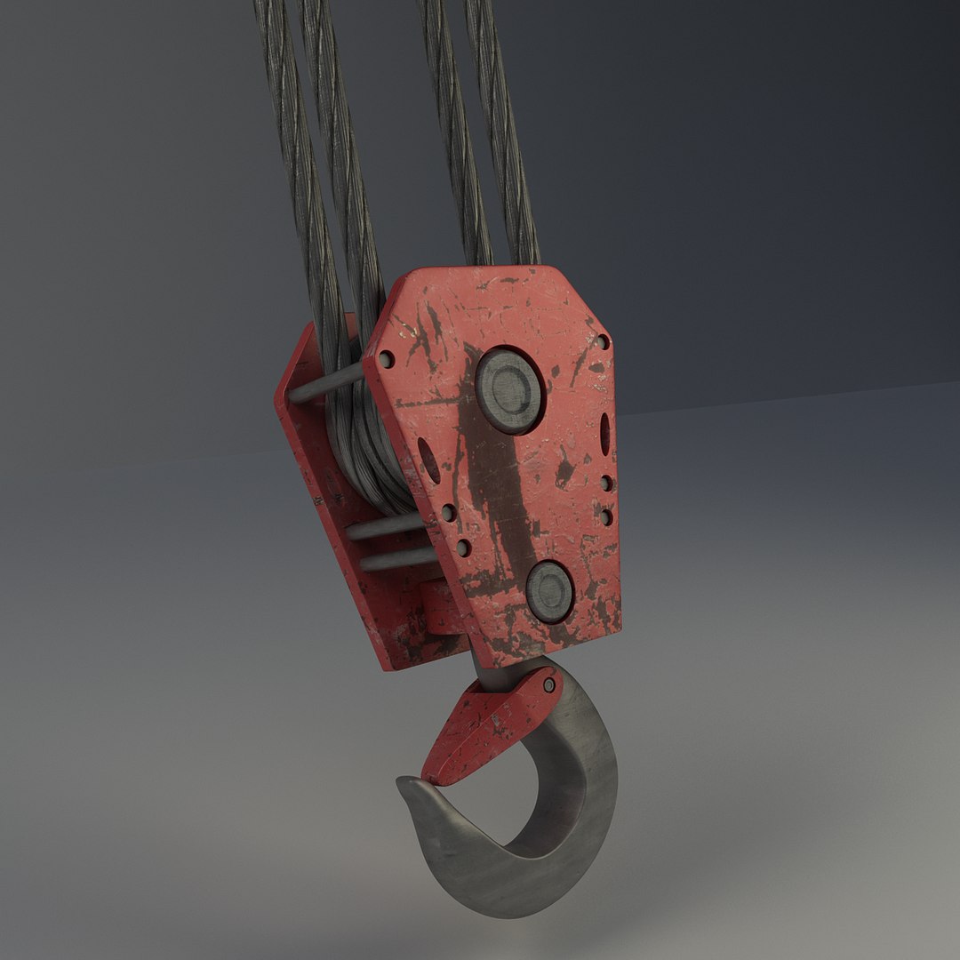 3d Crane Hook