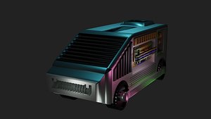 Sci-fi Car 3D model