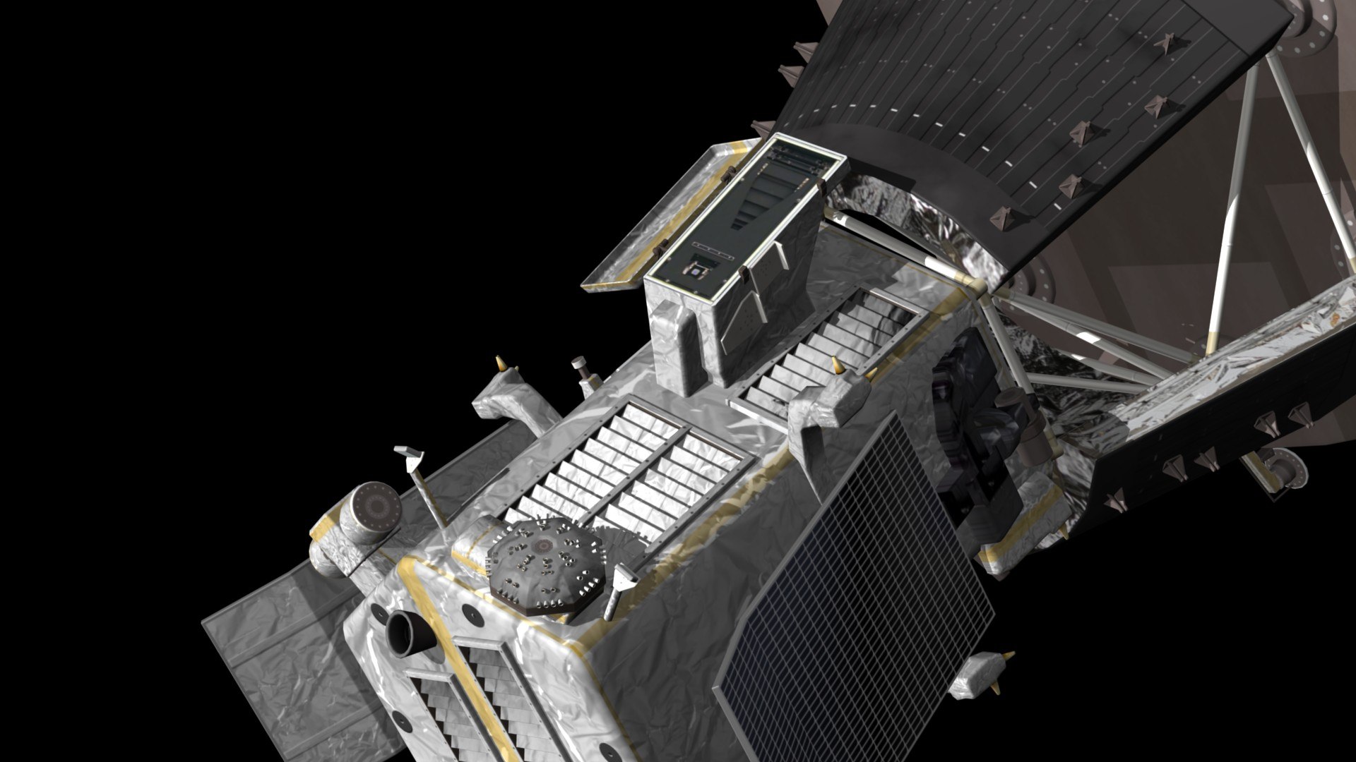 parker solar probe 3D https://p.turbosquid.com/ts-thumb/P9/EumIFP/kMsA1m3i/psppr12/jpg/1544454463/1920x1080/fit_q87/0252165821b6165742cd8e78c2724ccc3023cd2e/psppr12.jpg