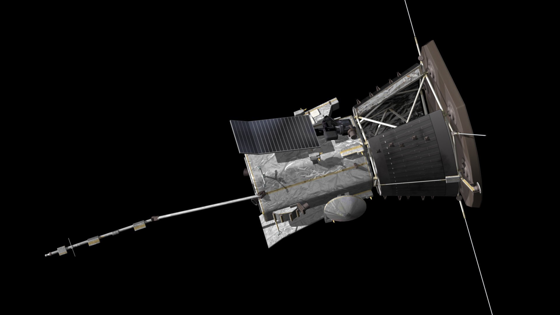 parker solar probe 3D https://p.turbosquid.com/ts-thumb/P9/EumIFP/kaNyhLQI/psppr4/jpg/1544454463/1920x1080/fit_q87/0e7c6a49c4eb21237c9d6115559c104f49797e92/psppr4.jpg