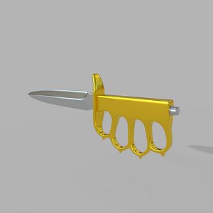 3D model Knuckle Knife