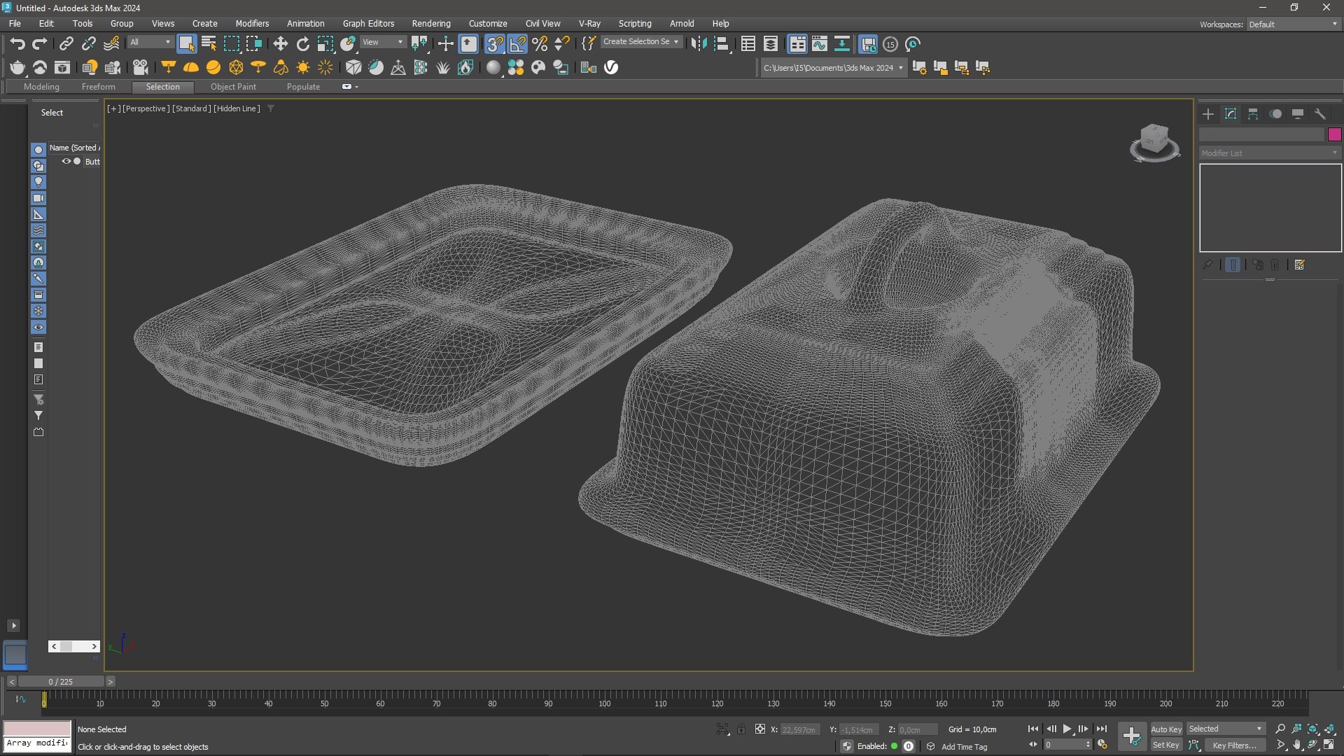 Butter Dish Le Creuset Red for 3D Print 3D model preview