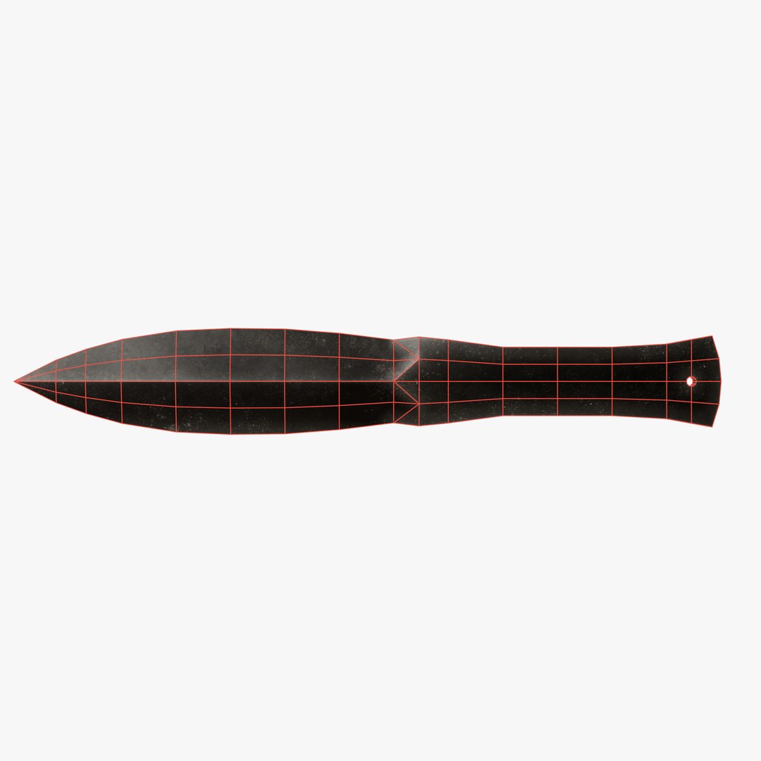 Throwing Knife model https://p.turbosquid.com/ts-thumb/P9/KUVAHF/g0/mesh1min/png/1686491984/1920x1080/fit_q87/64d10f644dd25b695ed229d5735a4f4702c352c5/mesh1min.jpg