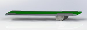 large belt conveyor 3D