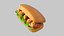 Sándwich de dibujos animados