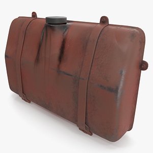 rusty gas tank 3D model