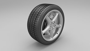 Car Wheel 1 3D model