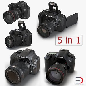 3D canon cameras 2 model