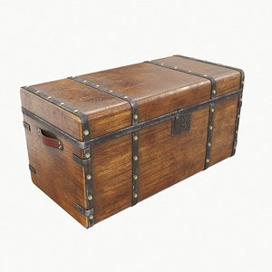 3D old chest 01