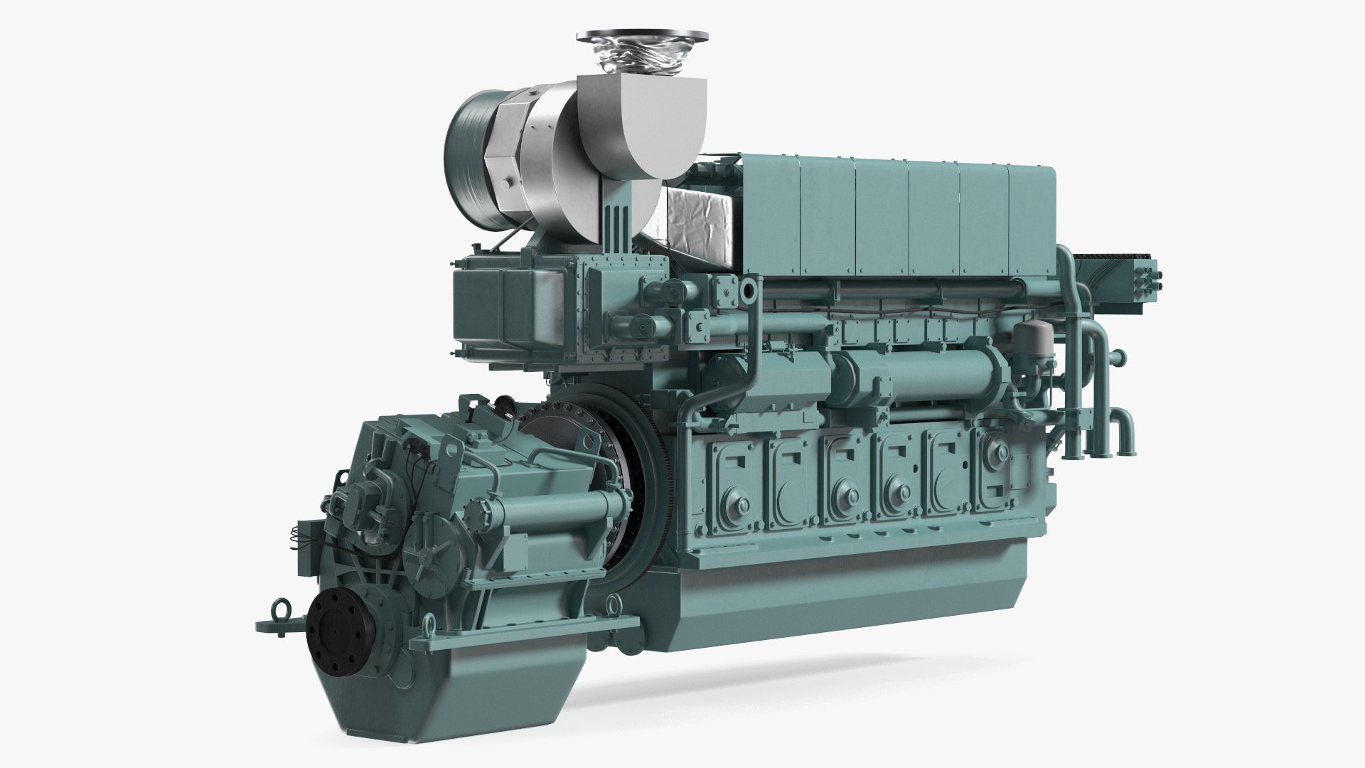Marine Propulsion Engine Yanmar 6EY26W 3D model preview