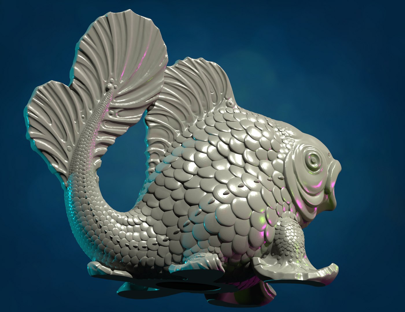 3D Model Fish Printable - TurboSquid 2074609