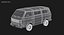 3d t3 volkswagen transporter model
