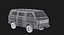 3d t3 volkswagen transporter model