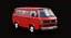 3d t3 volkswagen transporter model
