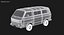 3d t3 volkswagen transporter model