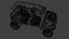SIFI JEEP Game Ready Lowpoly Model