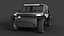 SIFI JEEP Game Ready Lowpoly Model