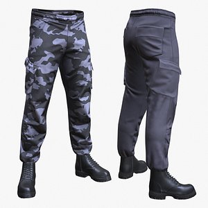 Pants and Boots 01 model