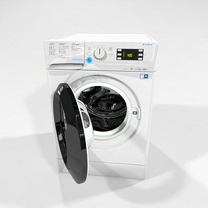 indesit waching machine 3D model